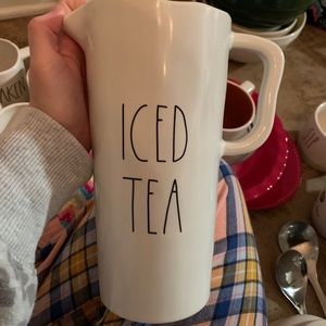 Rae Dunn iced tea melamine mug